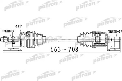 Вал PATRON PDS0495