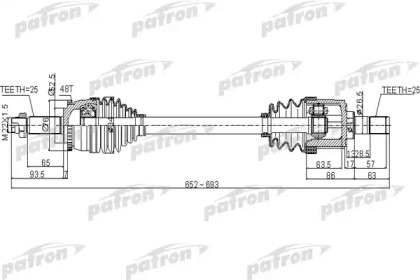 Вал PATRON PDS0504