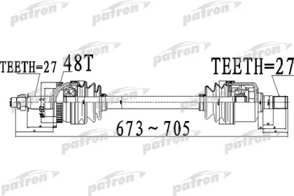 Вал PATRON PDS0510