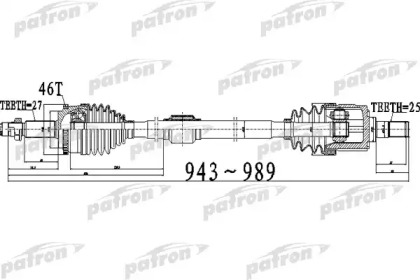 Вал PATRON PDS0512