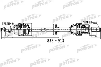 Вал PATRON PDS0517