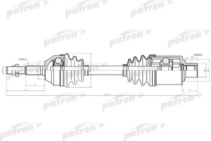 Вал PATRON PDS0617