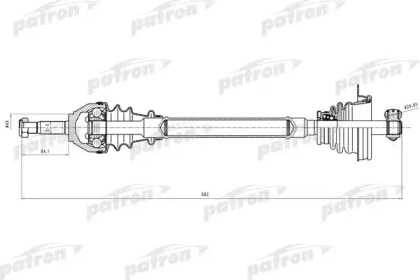 Вал PATRON PDS0637