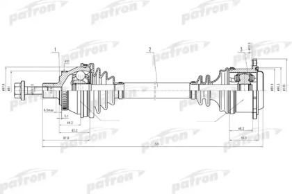 Вал PATRON PDS0692