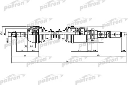 Вал PATRON PDS1063