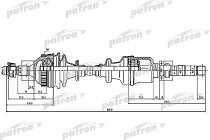 Вал PATRON PDS1137