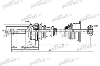 Вал PATRON PDS1397