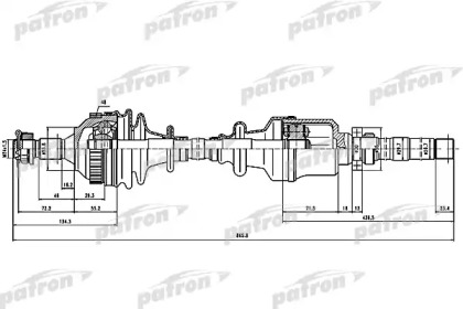 Вал PATRON PDS1518