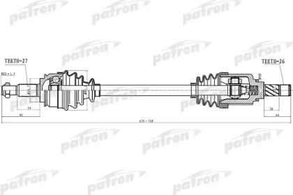 Вал PATRON PDS4993