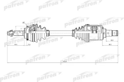 Вал PATRON PDS9107