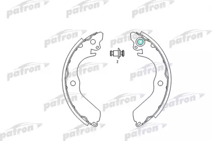 Комлект тормозных накладок PATRON PSP403