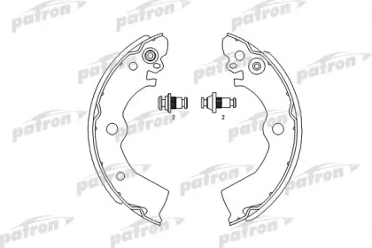 Комлект тормозных накладок PATRON PSP412