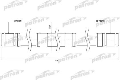 Вал PATRON SR20RH