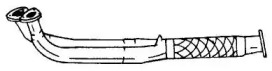 Труба выхлопного газа SIGAM 16138