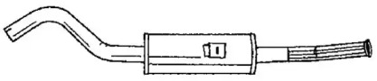 Глушитель выхлопных газов конечный SIGAM 16616