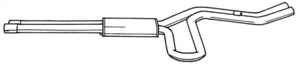 Средний глушитель выхлопных газов SIGAM 19402