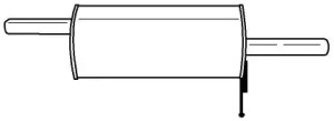 Глушитель выхлопных газов конечный SIGAM 49637