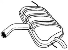 Глушитель выхлопных газов конечный SIGAM 61622