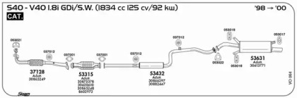 Прокладка, труба выхлопного газа SIGAM 037001