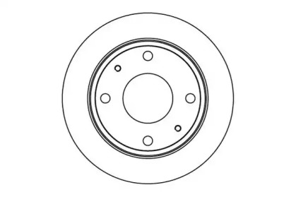 Тормозной диск MOTAQUIP LVBD1019