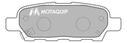 Комплект тормозных колодок MOTAQUIP LVXL1086