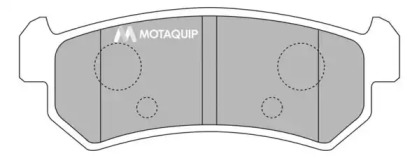 Комплект тормозных колодок MOTAQUIP LVXL1177