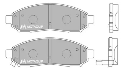 Комплект тормозных колодок MOTAQUIP LVXL1222