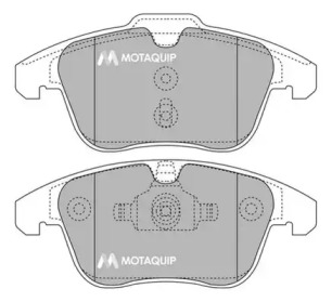 Комплект тормозных колодок MOTAQUIP LVXL1293