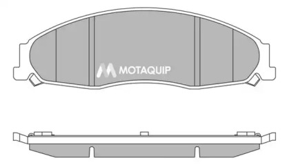 Комплект тормозных колодок MOTAQUIP LVXL1376