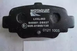 Комплект тормозных колодок MOTAQUIP LVXL663