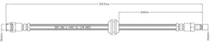 Шлангопровод MOTAQUIP LVBH1620