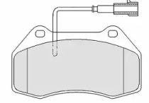 Комплект тормозных колодок MOTAQUIP LVXL1416