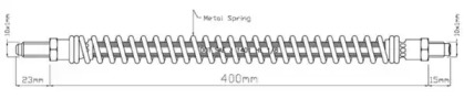 Тормозной шланг MOTAQUIP VBH661