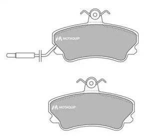 Комплект тормозных колодок MOTAQUIP LVXL730