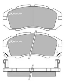 Комплект тормозных колодок MOTAQUIP LVXL732