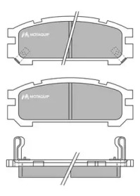 Комплект тормозных колодок MOTAQUIP LVXL733