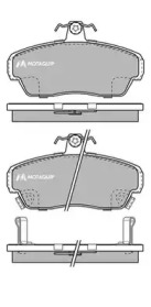 Комплект тормозных колодок MOTAQUIP LVXL763