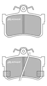 Комплект тормозных колодок MOTAQUIP LVXL772