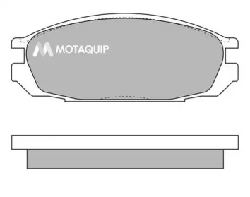 Комплект тормозных колодок MOTAQUIP LVXL800