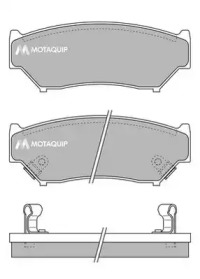 Комплект тормозных колодок MOTAQUIP LVXL853