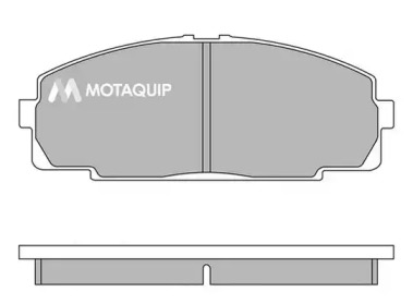 Комплект тормозных колодок MOTAQUIP LVXL857