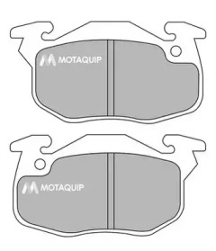 Комплект тормозных колодок MOTAQUIP LVXL864