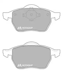 Комплект тормозных колодок MOTAQUIP LVXL873