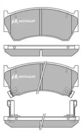 Комплект тормозных колодок MOTAQUIP LVXL885