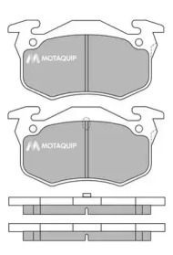 Комплект тормозных колодок MOTAQUIP LVXL976