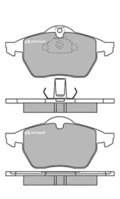 Комплект тормозных колодок MOTAQUIP LVXL987