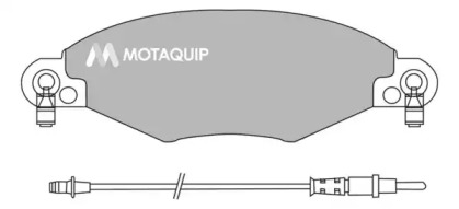 Комплект тормозных колодок MOTAQUIP LVXL993