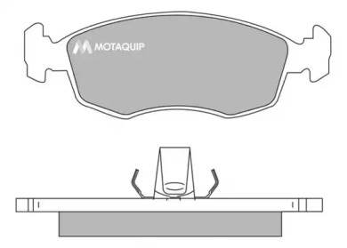 Комплект тормозных колодок MOTAQUIP LVXL996