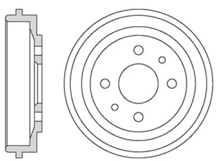 Тормозной барабан MOTAQUIP VBD633