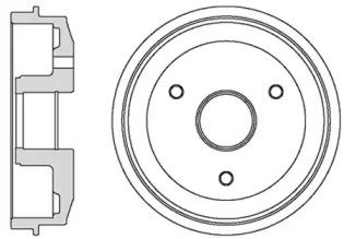 Тормозный барабан MOTAQUIP VBD635